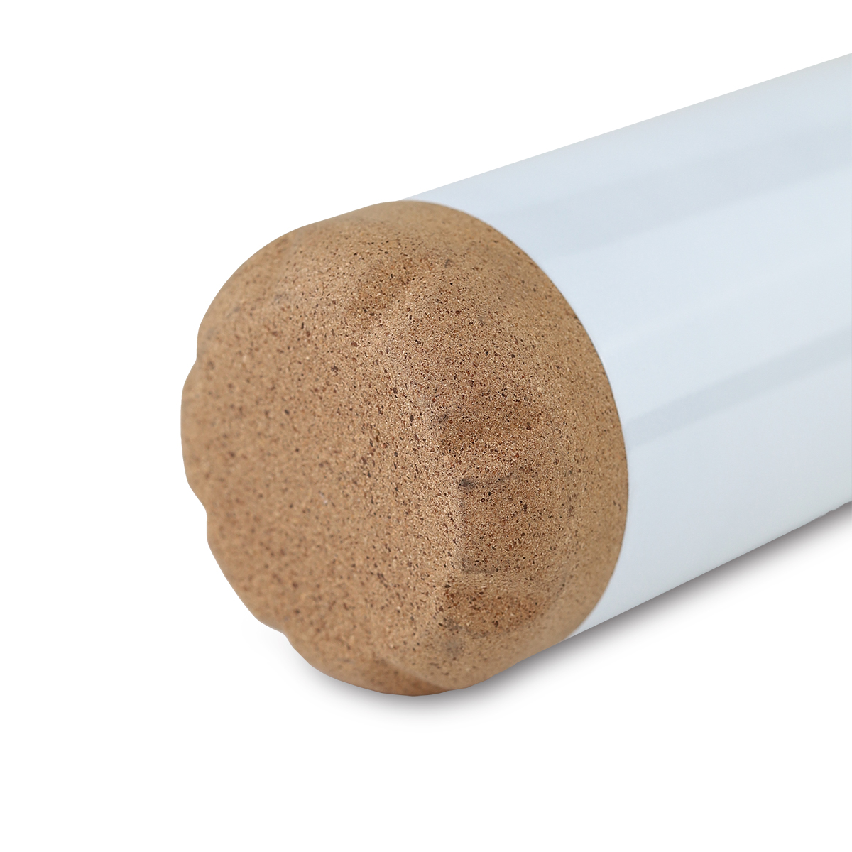 R08445.06 - Butelka termiczna z korkowym spodem Jowi 500 ml, biały 