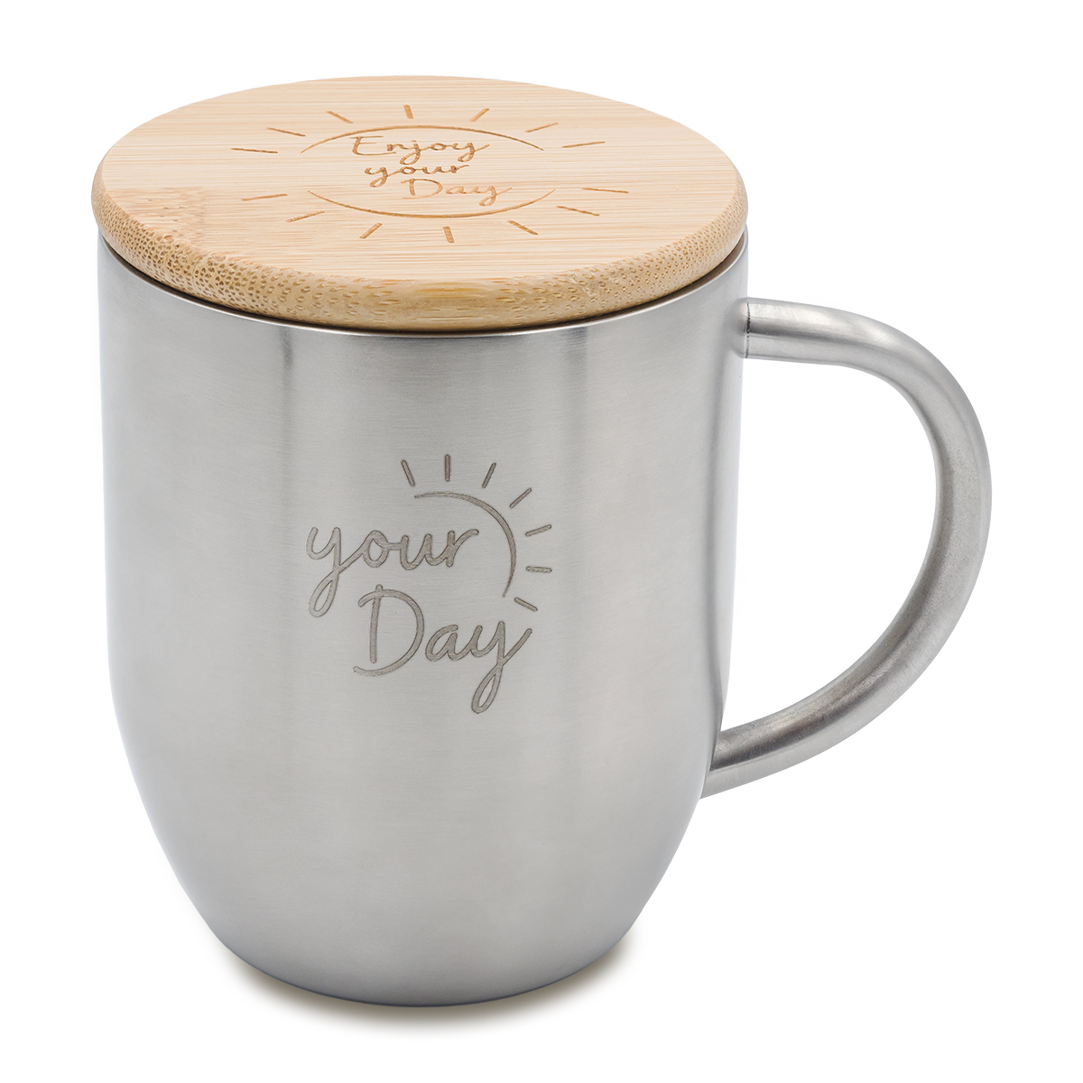 R08481.01.O - Kubek stalowy Maloy 350 ml , srebrny 