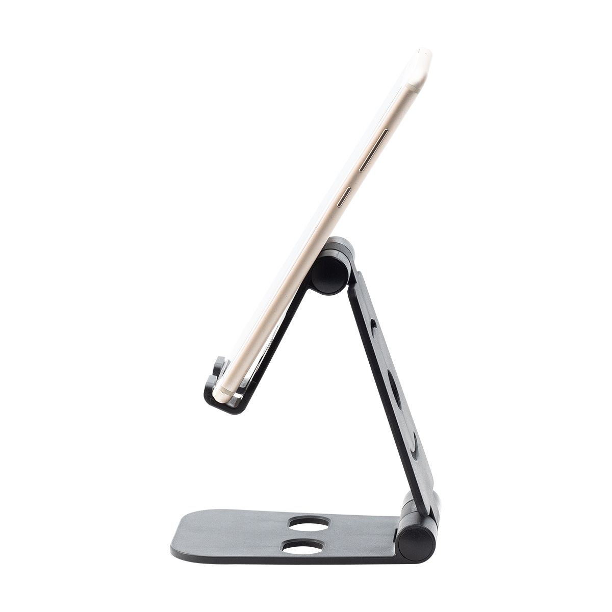 R64297.02.O - Stojak do telefonu Gimo, czarny 